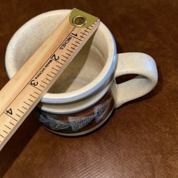 Vintage Horizon Treasure Craft Ceramic Mug With Geometric Design - Picture 6 of 6